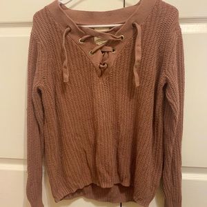 Women's mauve sweater